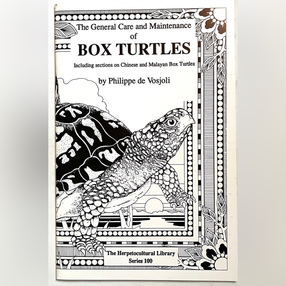 Box Turtles : general care & maintenance. New. Amazing illustrations on cover